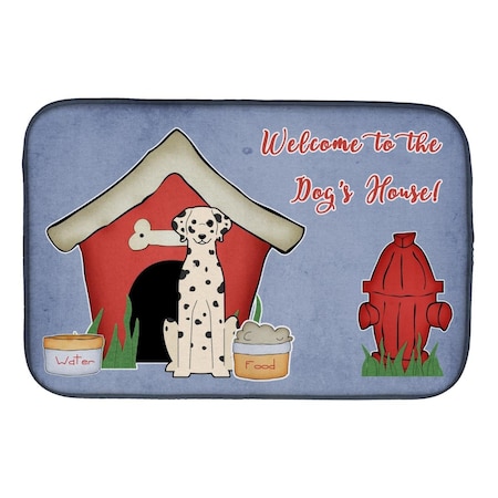 Carolines Treasures Dog House Collection Dalmatian Dish Drying Mat BB2851DDM